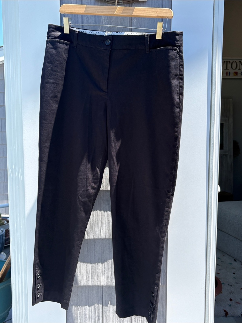 Talbots Perfect Crop Pants Size 10 - Picture 4 of 8